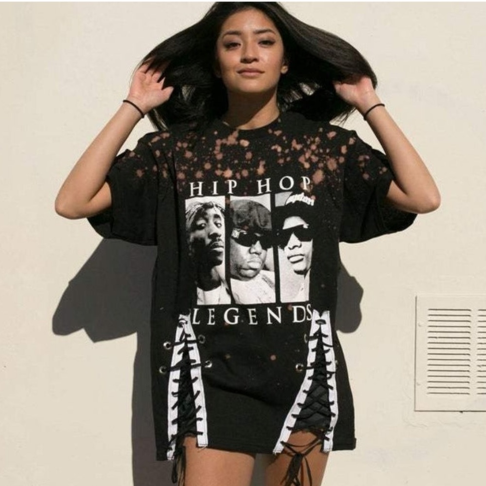 Legends of Hip Hop oversized t shirt/t shirt dress